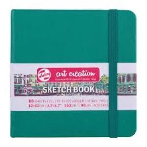 TALENS ART SKETCH BLOCK FR.GREEN 12X12 140gr