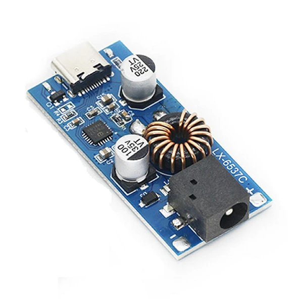 LX6537 Adaptör to Type C Usb 3A 30W Hızlı Şarj Modül  QC3 QC2 Mobil Telefon DC 7V / 32V Voltaj Düşürür Apple Samsung Xiaomi SCP FCP PD - Resim 2