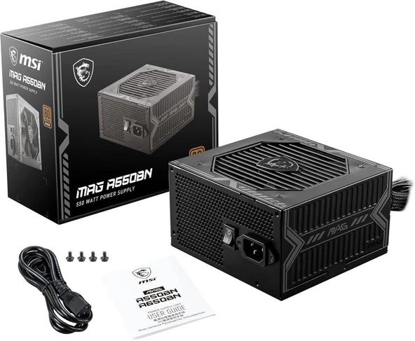 MSI MAG A550BN 550 W Power Supply Outlet - Resim 2