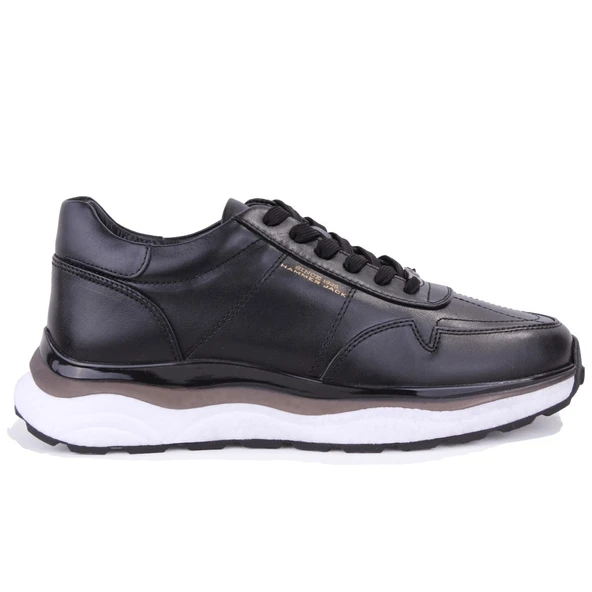 Hammer Jack Lesion 10225028 Siyah Ortopedik Günlük Erkek Deri Ayakkabı - Resim 2