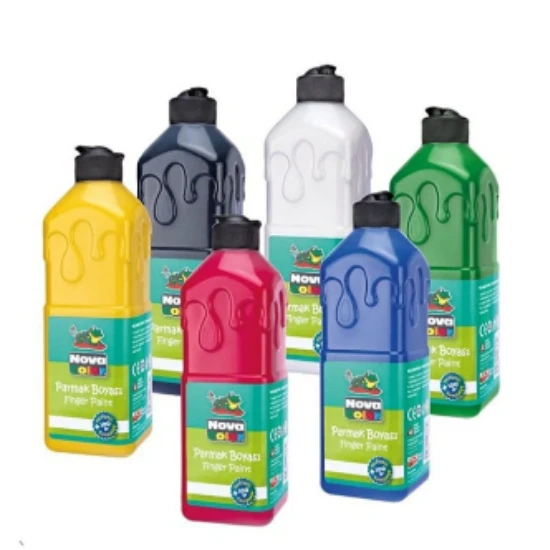 Nova Color Parmak Boyası 6 Renk X 250 gr 1 set