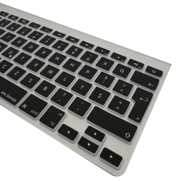 Apple Magic Keyboard A1314 A1242 Türkçe F Klavye Koruyucu – ISO Ters L Enter Silikon - Resim 5