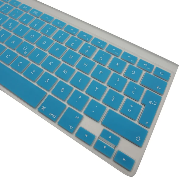 Apple Magic Keyboard A1314 A1242 Türkçe F Klavye Koruyucu – ISO Ters L Enter Silikon - Resim 4