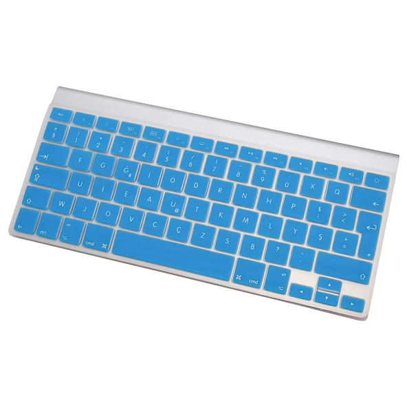 F Klavye Apple Magic Keyboard-1 Klavye Koruyucu F-Türkçe DaktiloTip Baskı A1314 A1242 ile Uyumlu - 5