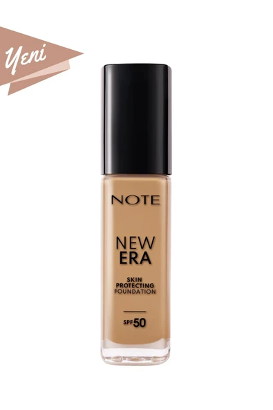 Note New Era Skin Protectıng Spf50 Fondöten No 180 Dark Honey