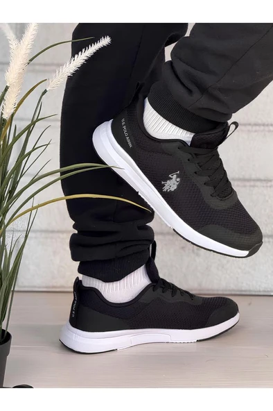 U.S. Polo Assn. SMART WMN 5FX 101983018 Kadın Spor Ayakkabı Siyah 36-40 - Resim 3