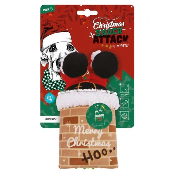 M-PETS CHRISTMAS SURPRISE SNACK ATTACK KÖPEK OYUNCAĞI