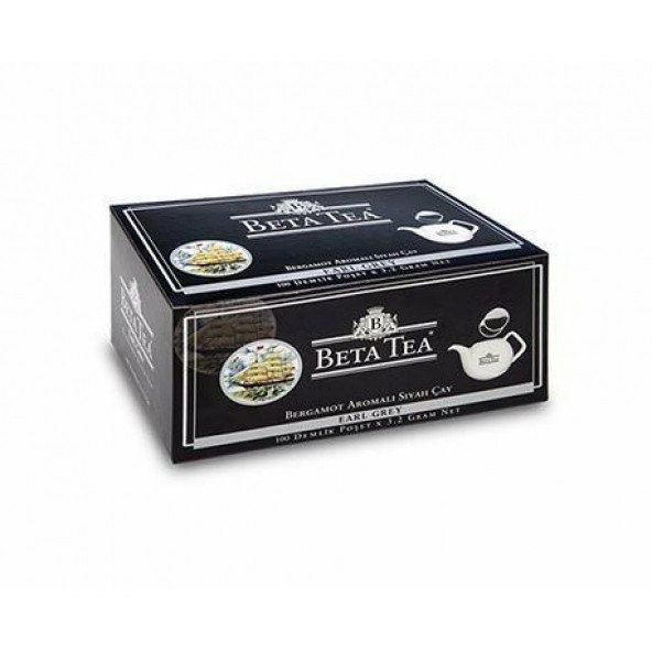 BETA TEA EARL GREY 100'LÜ DEMLİK POŞET ÇAY