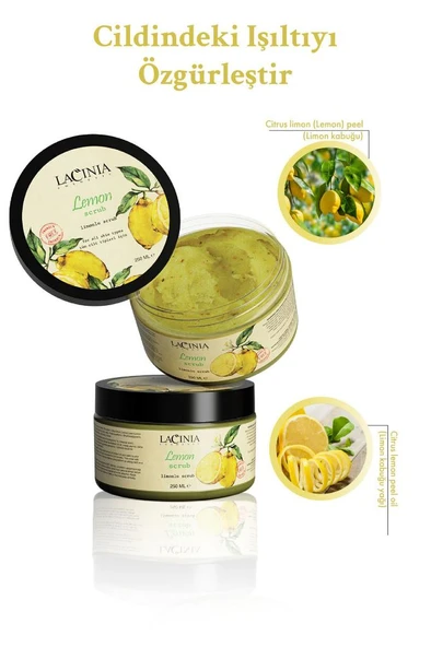 Lacinia Limonlu Scrub 250 Ml - 4