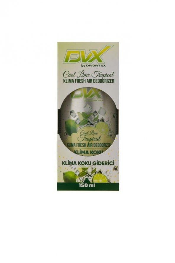 Divortex Klima Fresh - Klima Bombası - Cool Lime 150 ml