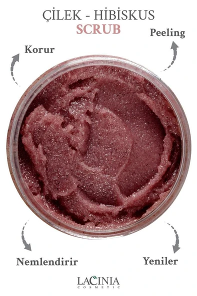 Lacinia Çilek & Hibiskus Scrub Scrub 250 ml - 3