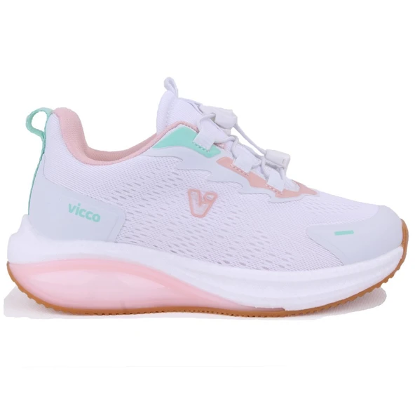 Vicco Knit 346F25Y153 Beyaz Ortopedik Günlük Kız Çocuk Spor Ayakkabı - 2