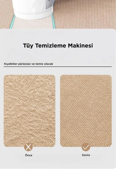 Torima Şarjlı Tüy ve Tiftik Temizleme Makinesi – 6 Bıçaklı Yedek Bıçaklı Güçlü Performans - 4