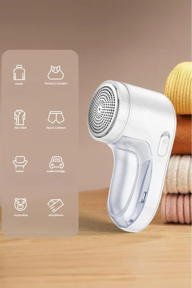 Torima Şarjlı Tüy ve Tiftik Temizleme Makinesi – 6 Bıçaklı Yedek Bıçaklı Güçlü Performans - 6