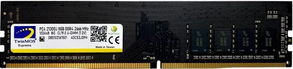 Twinmos 8 GB DDR4 2666 MHz CL19 Ram