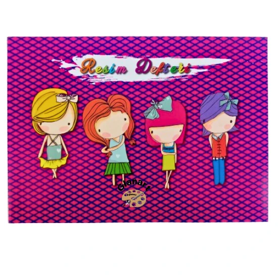 60 yaprak resim defteri orta boy 21x29.5 cm kenarı cırtlı 1 adet