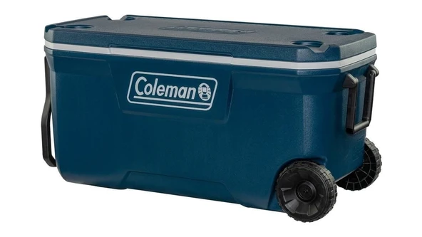 COLEMAN EXTREME WHEELED 100 QT 94.6 LİTRE BUZLUK MAVİ RENK - 3