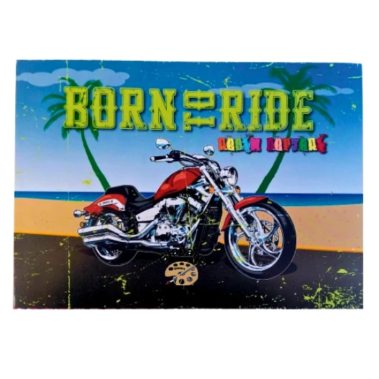 60 yaprak resim defteri orta boy 21x29.5 cm kenarı cırtlı 1 adet