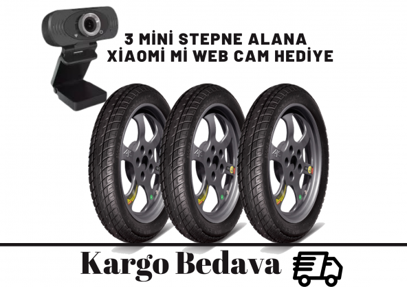 3  Mini Stepne Alana Xiaomi Mi Web Cam Hediye