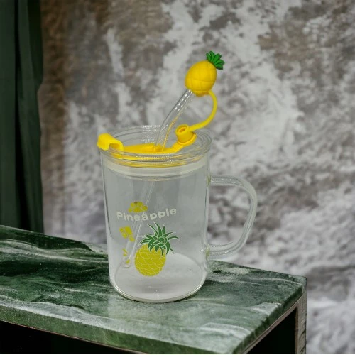 Ananas Tasarımlı Kupa Bardak TdrTR