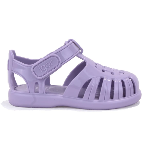 Igor S10311 Tobby Gloss Leylak Ortopedik Günlük Kız Çocuk Sandalet - Resim 2