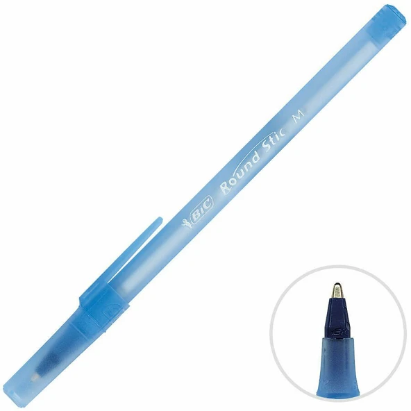 Bic Tükenmez Kalem Round Stick 1.0 MM Mavi