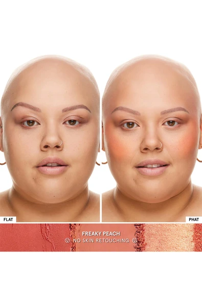 One Size 3 Renk Allık Paleti Freaky Peach - Resim 2