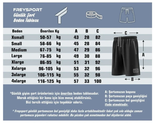 Siyah Beyaz Günlük Şort - Resim 4