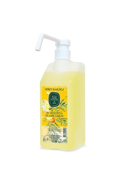 EYÜP SABRİ TUNCER 1 Lt Pet Pompalı Limon Kolonyası