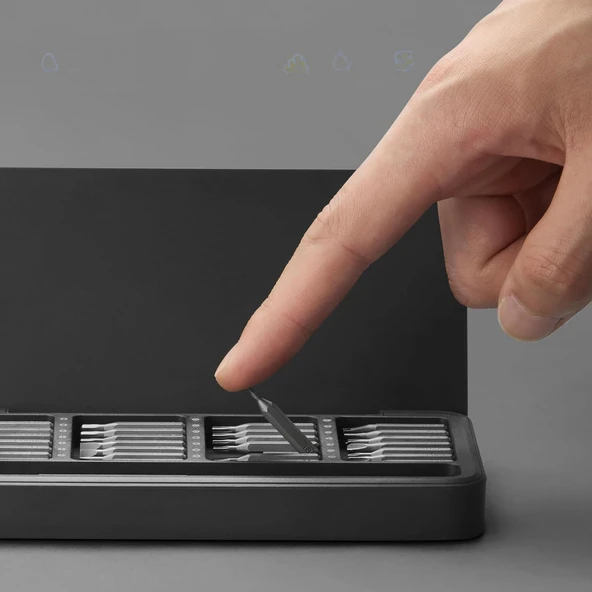 HOTO 28'i 1 Arada Hassas Tornavida QWLSD009 - Resim 5