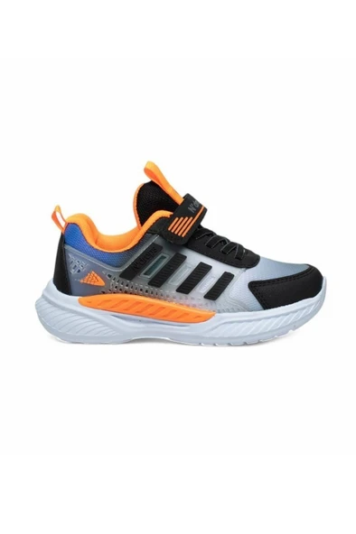 Ndrops 023-25 Anorak Anatomik Çocuk Sneaker Siyah Oranj 31-35 - 2