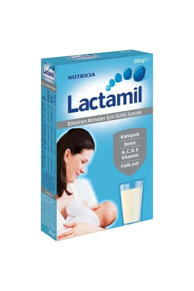 LACTAMİL Nutrıcıa Lactamil 200GR (Emziren Anneler İçin Sütlü İçeçek) (12 Li Set) - 2