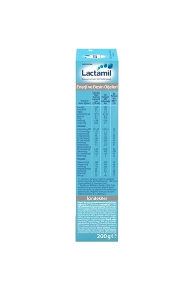 LACTAMİL Nutrıcıa Lactamil 200GR (Emziren Anneler İçin Sütlü İçeçek) (12 Li Set) - 3