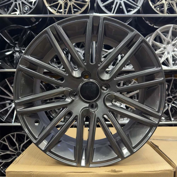 15 inç 4x108 BENTLEY Gun Metal Elmas Kesim Jant Modeli Peugeot Citroen (4 ADET )