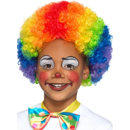 Rengarenk Kıvırcık Afro Peruk Bonus Saç TdrTR