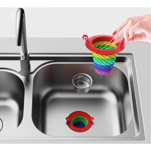 Renkli 6 Kademeli Lavabo Süzgeci TdrTR
