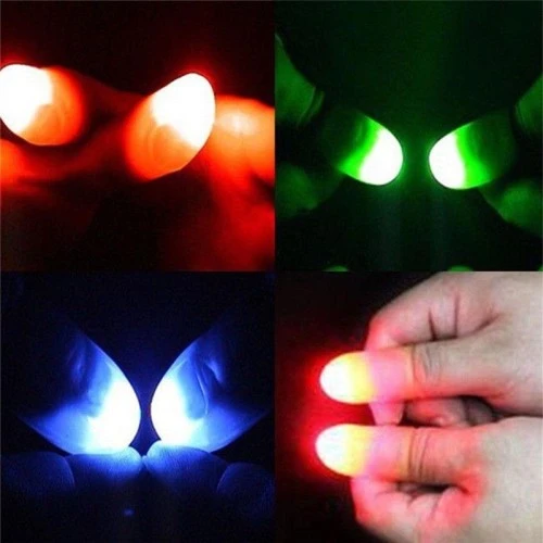 Led Işıklı Renkli Sihirli Parmak Şaka TdrTR