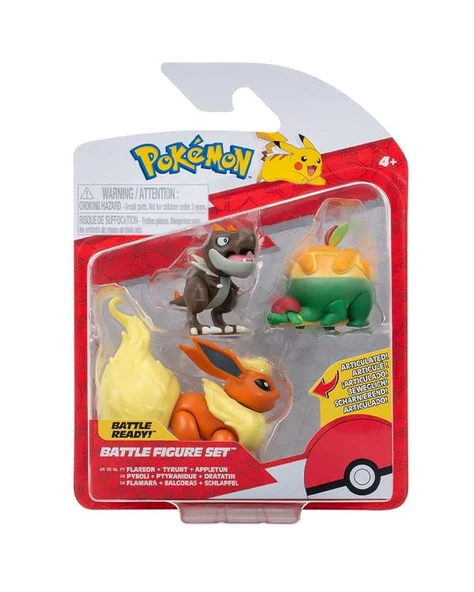 Pokemon Battle 3lü Figür Seti PKW3047