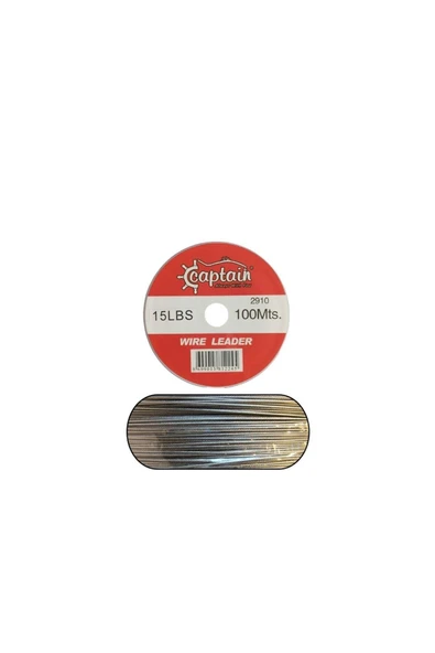 Captain Çelik Tel 100mt 15 Lbs