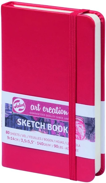 TALENS ART SKETCH BLOCK RED 9X14 140gr
