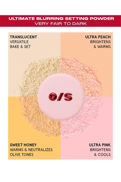 One Size Sabitleyici Toz Pudra Ultra Pink 34.5GR - Resim 3