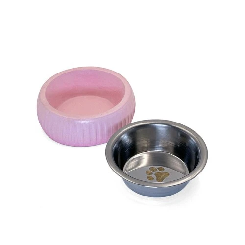 Mikopet Organik Seramik Mama Kabı Pembe TdrTR