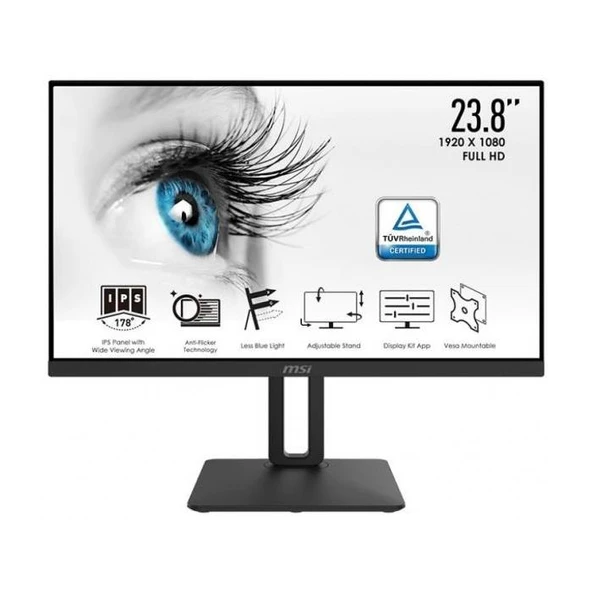 MSI PRO MP242AP 23.8" 1 ms Full HD Pivot IPS 100 Hz Monitör