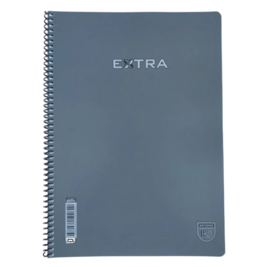 kareli 72 yaprak spiralli defter plastik kapak a4 boy - 8