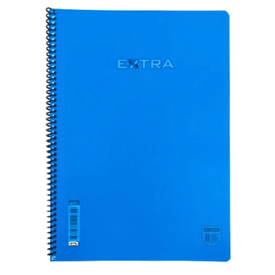 kareli 96 yaprak spiralli defter plastik kapak a4 boy - 3