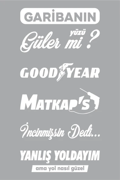 Oto Arka Cam Sticker  40*20 Cm BEYAZ MODEL:32