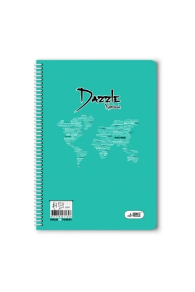 40 yaprak çizgisiz / düz spiralli defter a4 boy(1 adet ) - 4