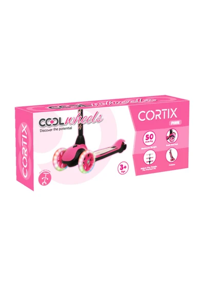 Cool Wheels CORTIX LED IŞIKLI 3 TEKERLEKLİ KATLANABİLİR ÇOCUK SCOOTER - 4