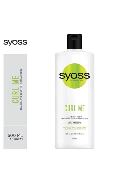 Syoss Curl Me Bukle Belirginleştirici Saç Kremi 500 ml