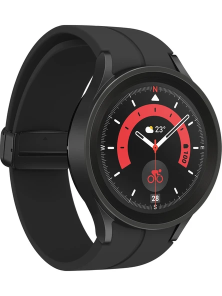 Samsung Galaxy Watch 5 Pro Akıllı Saat Siyah Titanium 45mm SM-R920NZKATUR (Samsung Türkiye Garantili) - 5